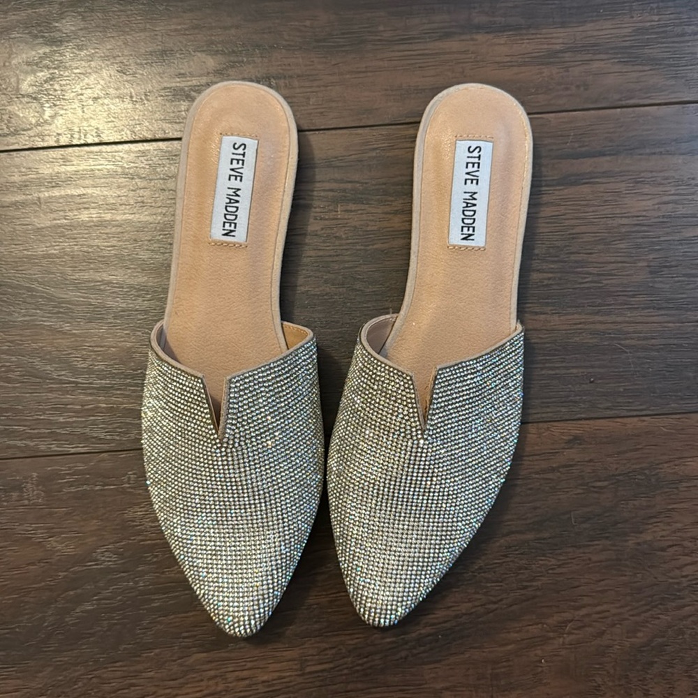 Steve Madden Ally Rhinestone Mule